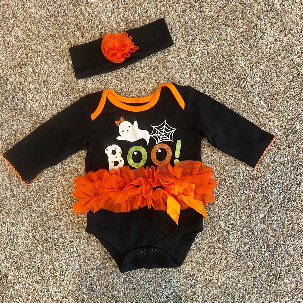 Halloween Outfit and Bow